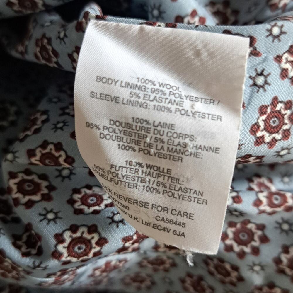 J. Crew Campbell Blazer Size 6 Gray Donegal Wool Classic Prep Academia - Picture 12 of 12